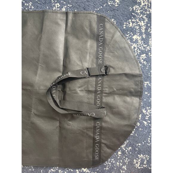 Canada Goose Black Wardrobe Garment Bag Zip Snap Handle Dust Bag Coat Protector - Picture 3 of 5